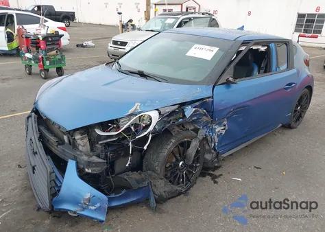 2016 Hyundai Veloster Turbo Rally Edition из США, поврежденный, VIN KMHTC6AE6GU258197